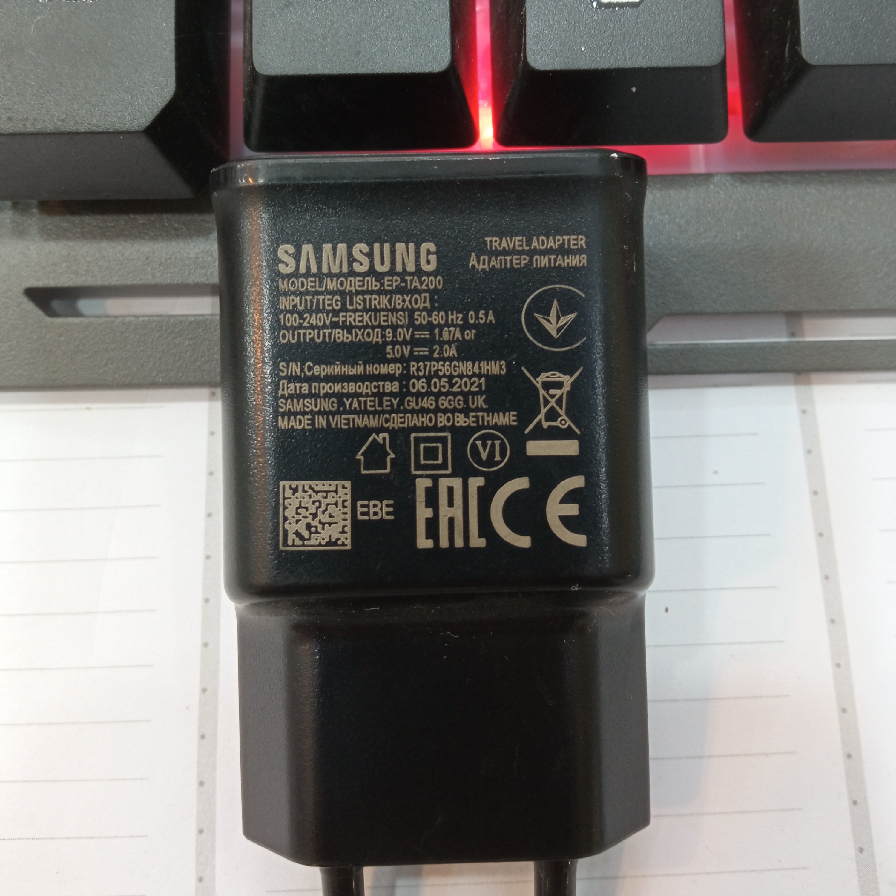 ادابتورشارژر اصلی سامسونگ.شارژسریع