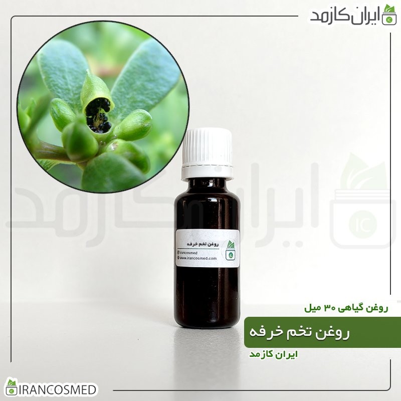 روغن تخم خرفه پرس سرد (Oleracea seed oil) -سایز 120میل