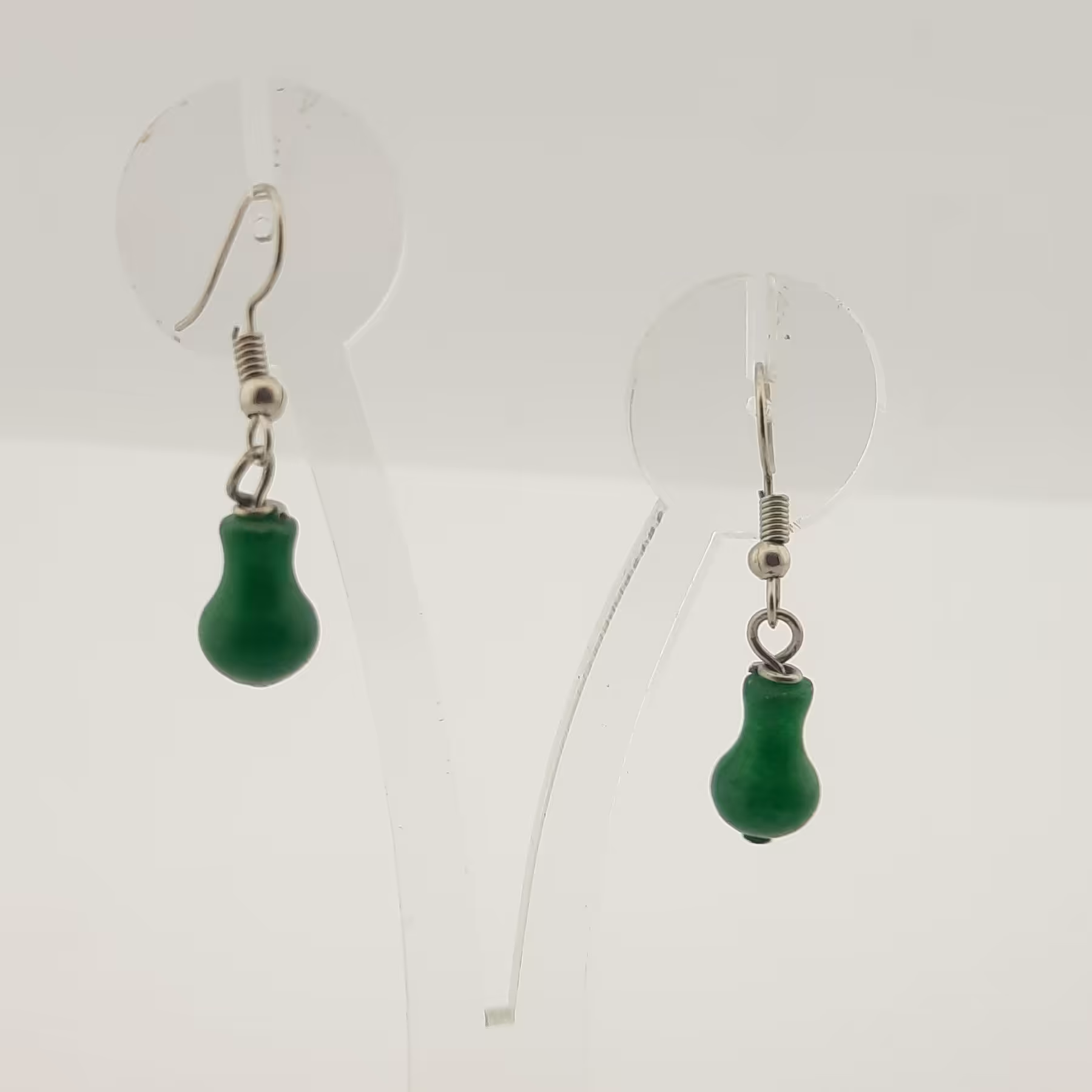 گوشواره بدلیجات گلس سبز کد گوش145