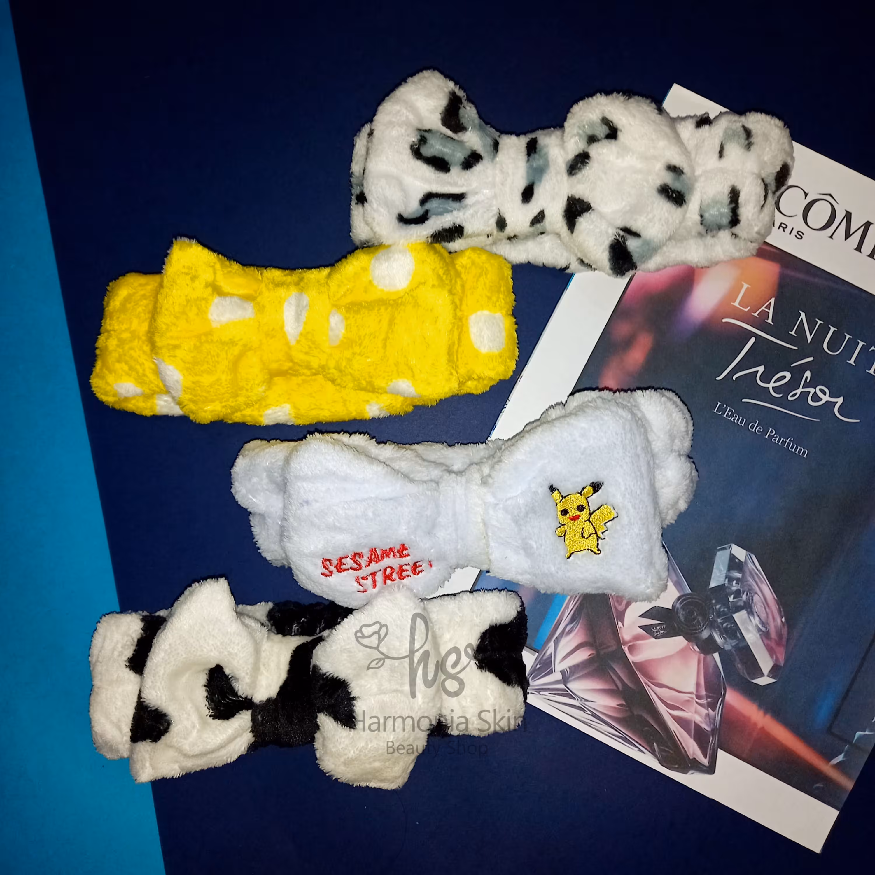 هدبند حوله ای مخصوص آرایش