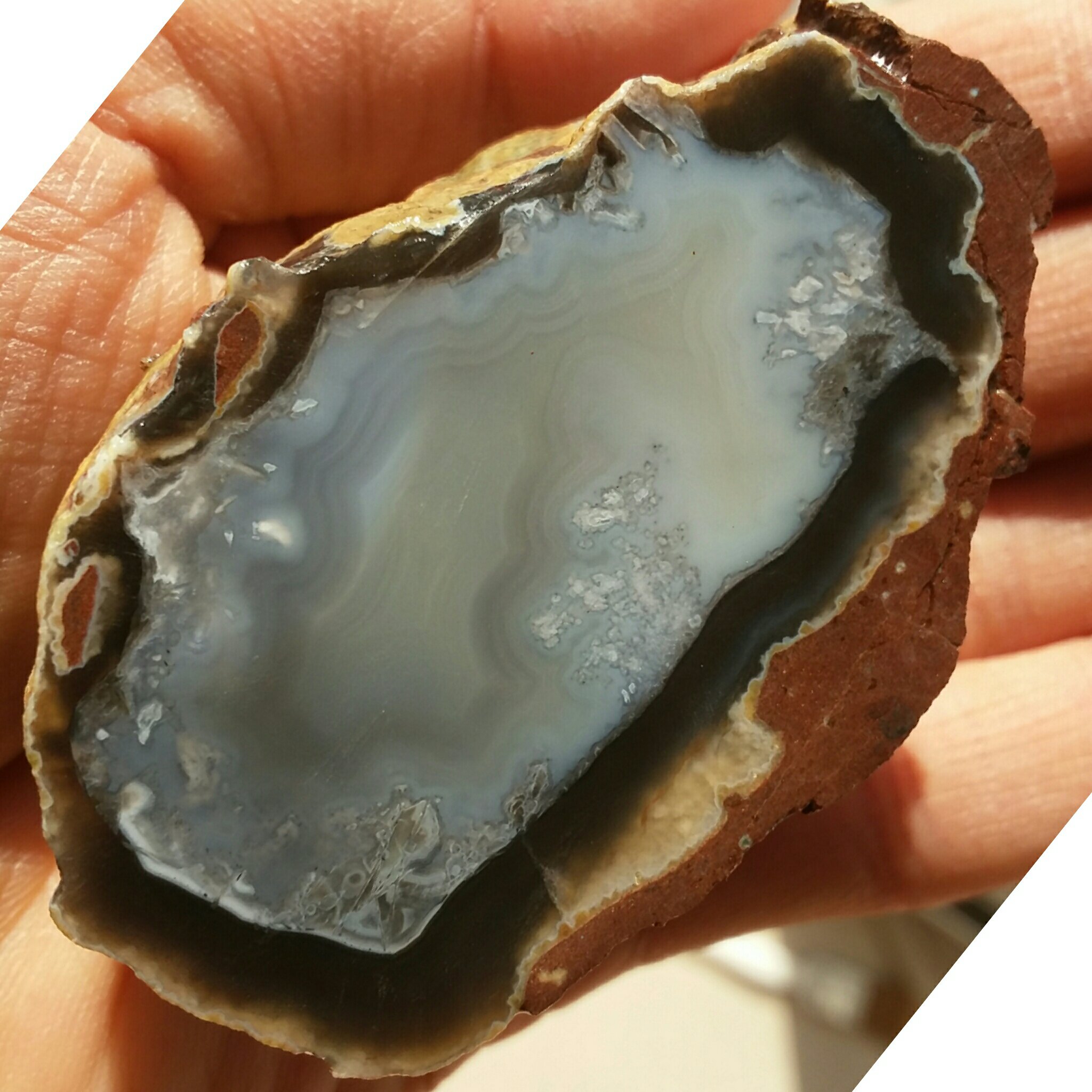 اسلایس سنگ راف عقیق سلیمانی شجر دار محشر فوق العاده خاص و کمیاب 100 در 100 طبیعی