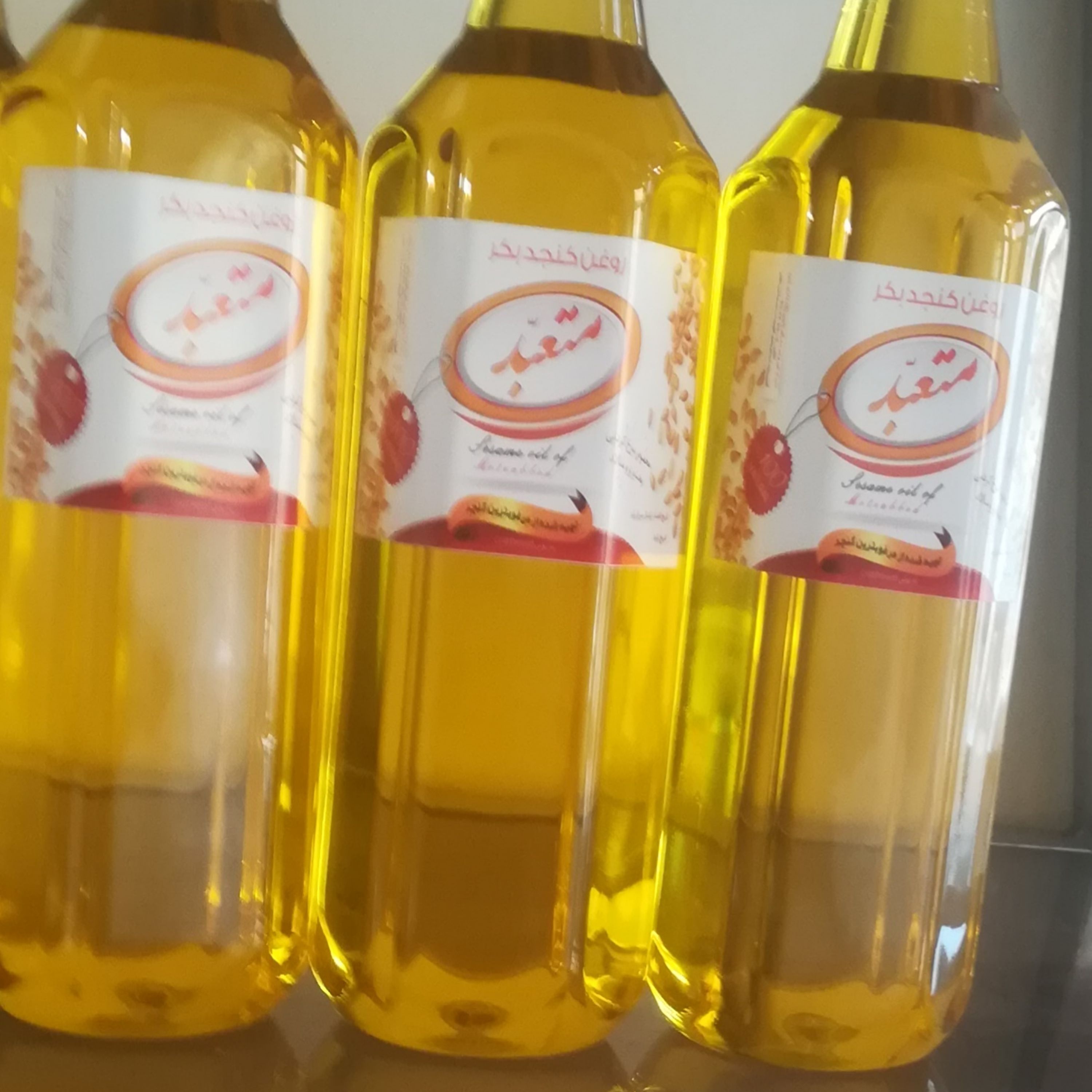 روغن کنجد خالص یک لیتری