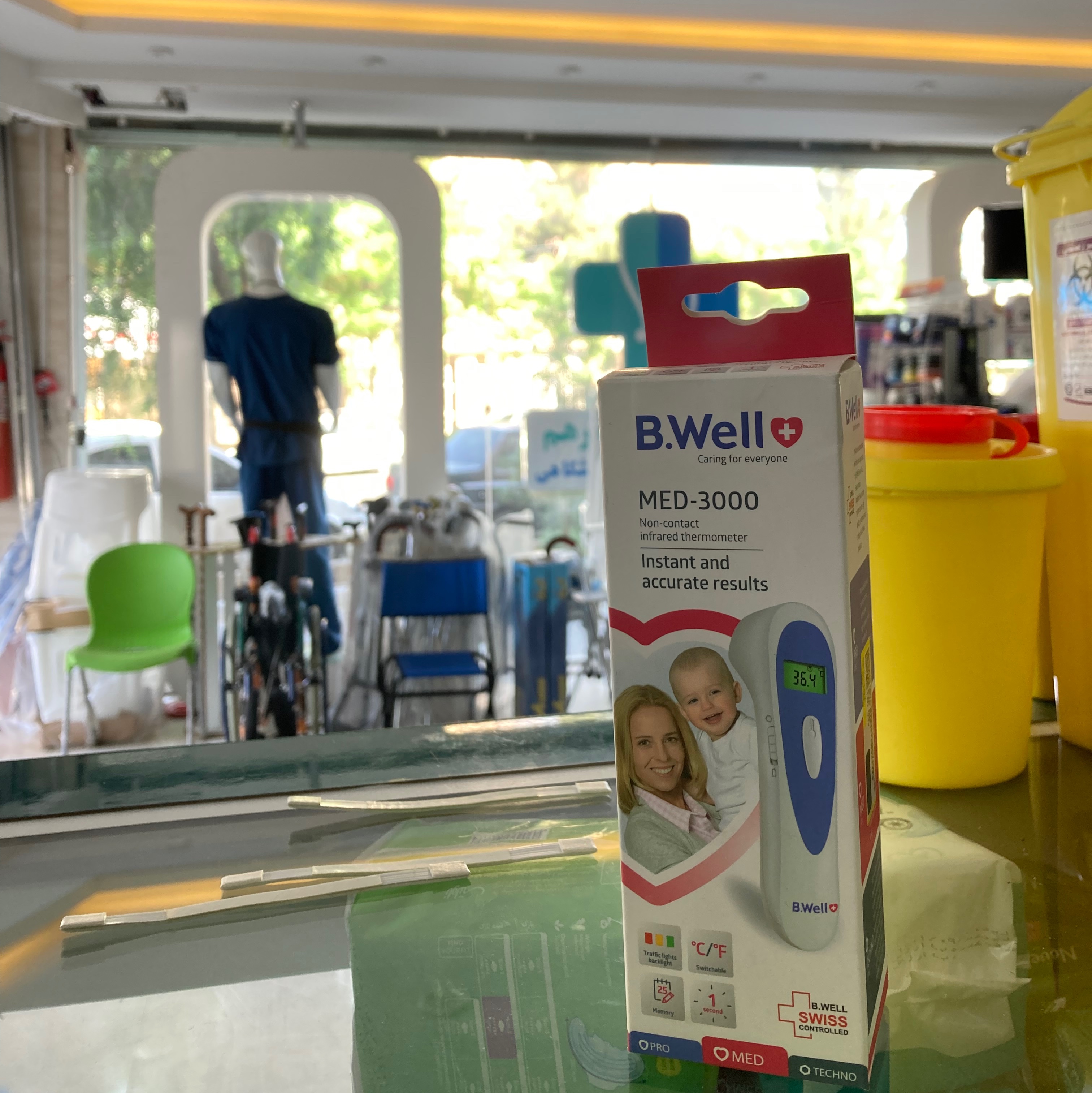 تب سنج دیجیتالی Med3000 بی ول