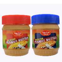 کره بادام زمینی امرکن گرین 340 گرمی پک دو عددی/ کره جیف/نوتلا 