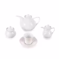 سرویس چینی زرین 6 نفره چای خوری مریدین صورتی (18 پارچه)