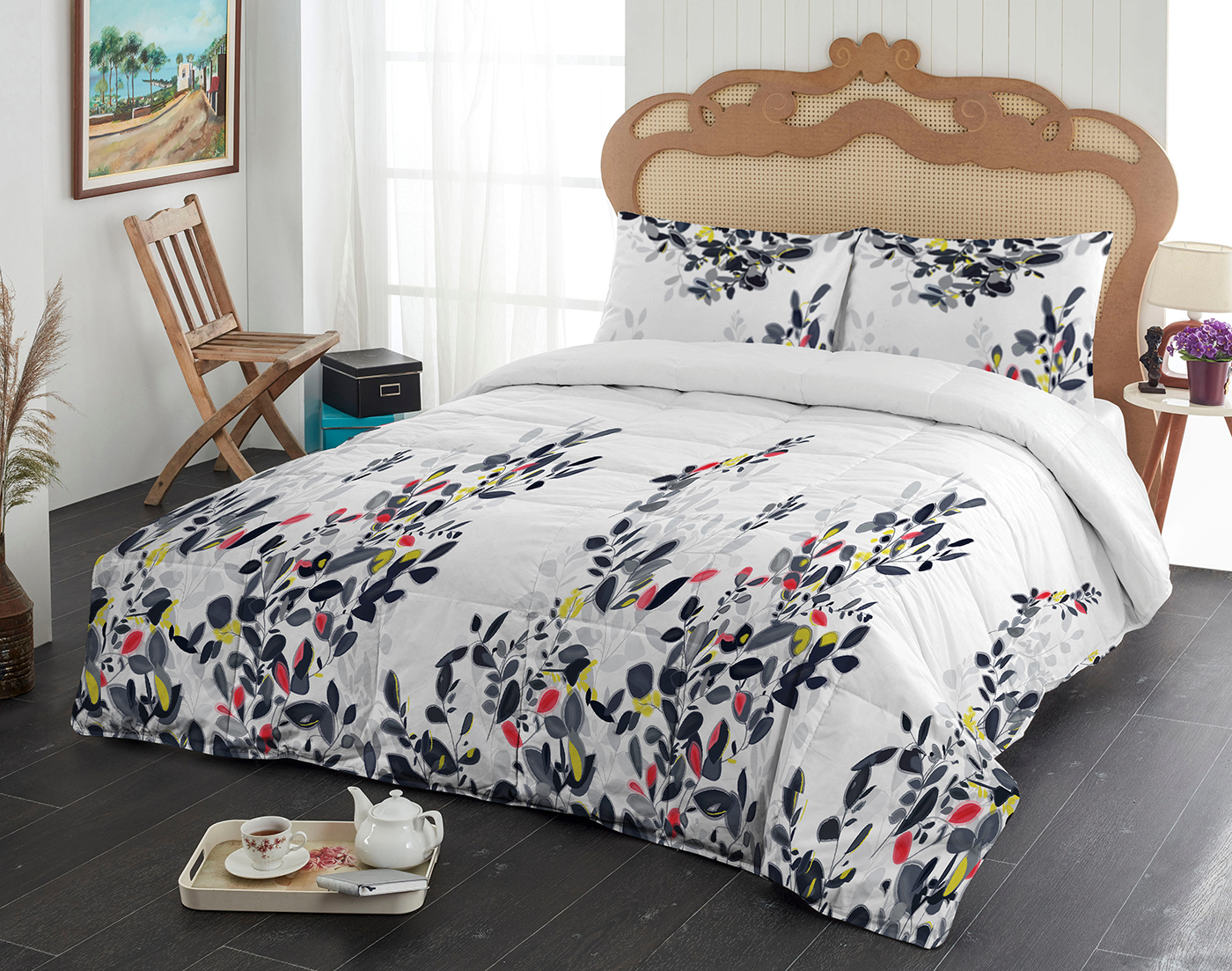 روتختی دونفره آلوئه ورا لومانا 6تکه طرح فیلیسیتی