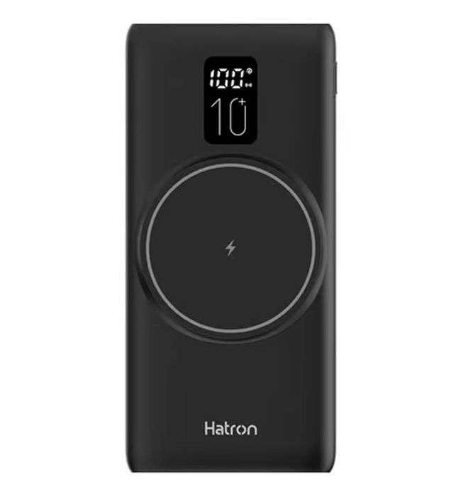 پاوربانک هترون مدل HPB1090PQW 225W ظرفیت 10000 میلی آمپر ساعت