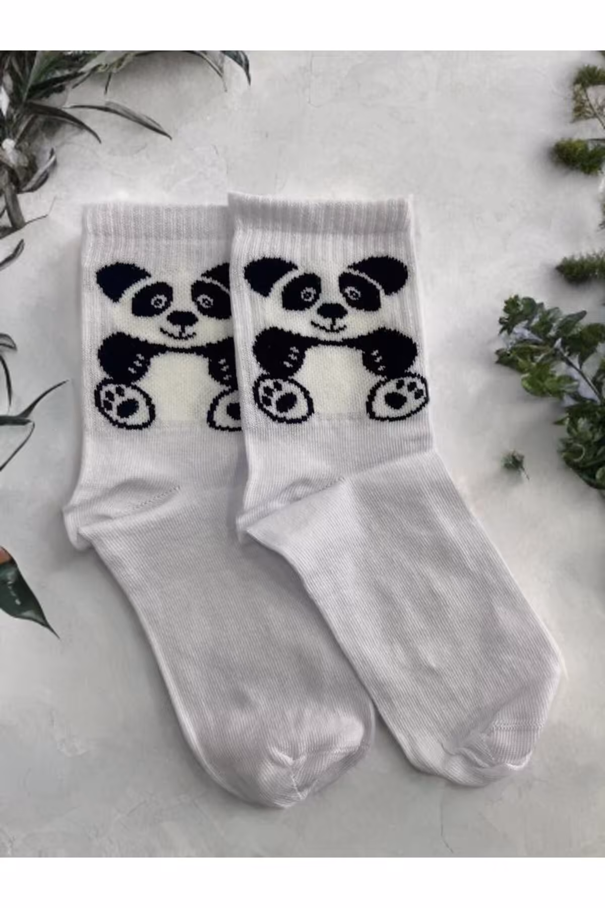 جوراب سفید مردانه و زنانه تنیس کالج 6 الگوی Forever