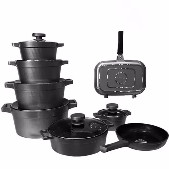 سرویس قابلمه چدن یونیک مدل دیاموند y5980