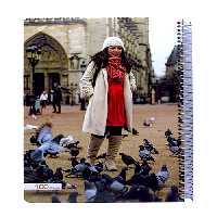 دفتر عرش رحلی سلفون فنری 100 برگ کد 179