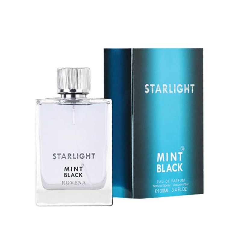 ادو پرفیوم مردانه مونت بلانک استار والکرروونا مدل STARLIGHT MINT BLACK حجم 100 م