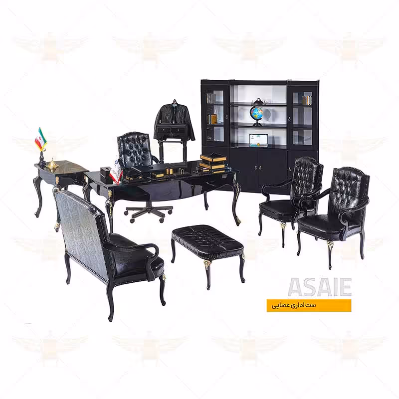 نیم ست مبل اداری مدل عصایی