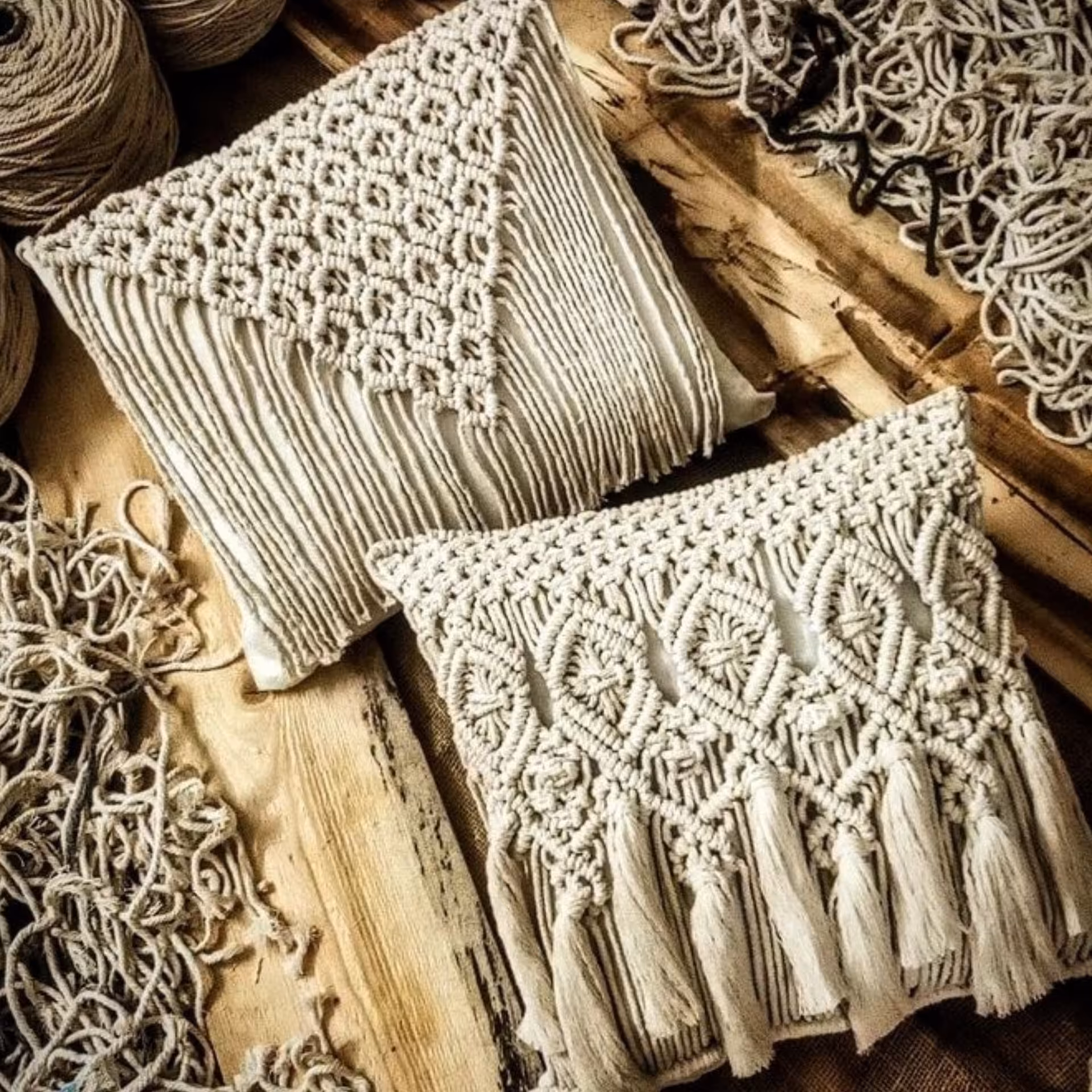 کاور کوسن مکرومه در دو طرح زیبا