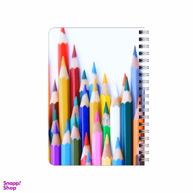 دفترچه یادداشت بامبیلیپ مدل چوبی طرح مداد رنگی ها کد 2599224