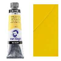 	 رنگ روغن ون گوگ CADMIUM YELLOW LIGHT حجم 40 میل کد 208 سری 2