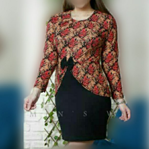 تونیک زنانه جلو پاپیون