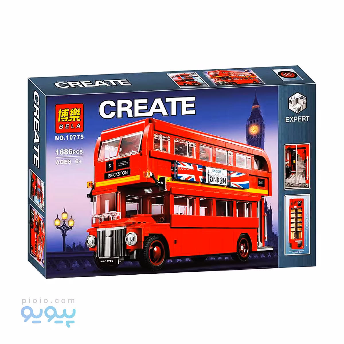 لگو اسباب بازی اتوبوس کد 10775 برند Bela