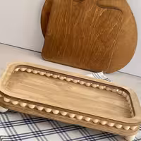 رایزر مهره دار  چوبی پایه داز سایز بزرگ از جنس رووس وود با کیفیت و زیبا سایز بزرگ