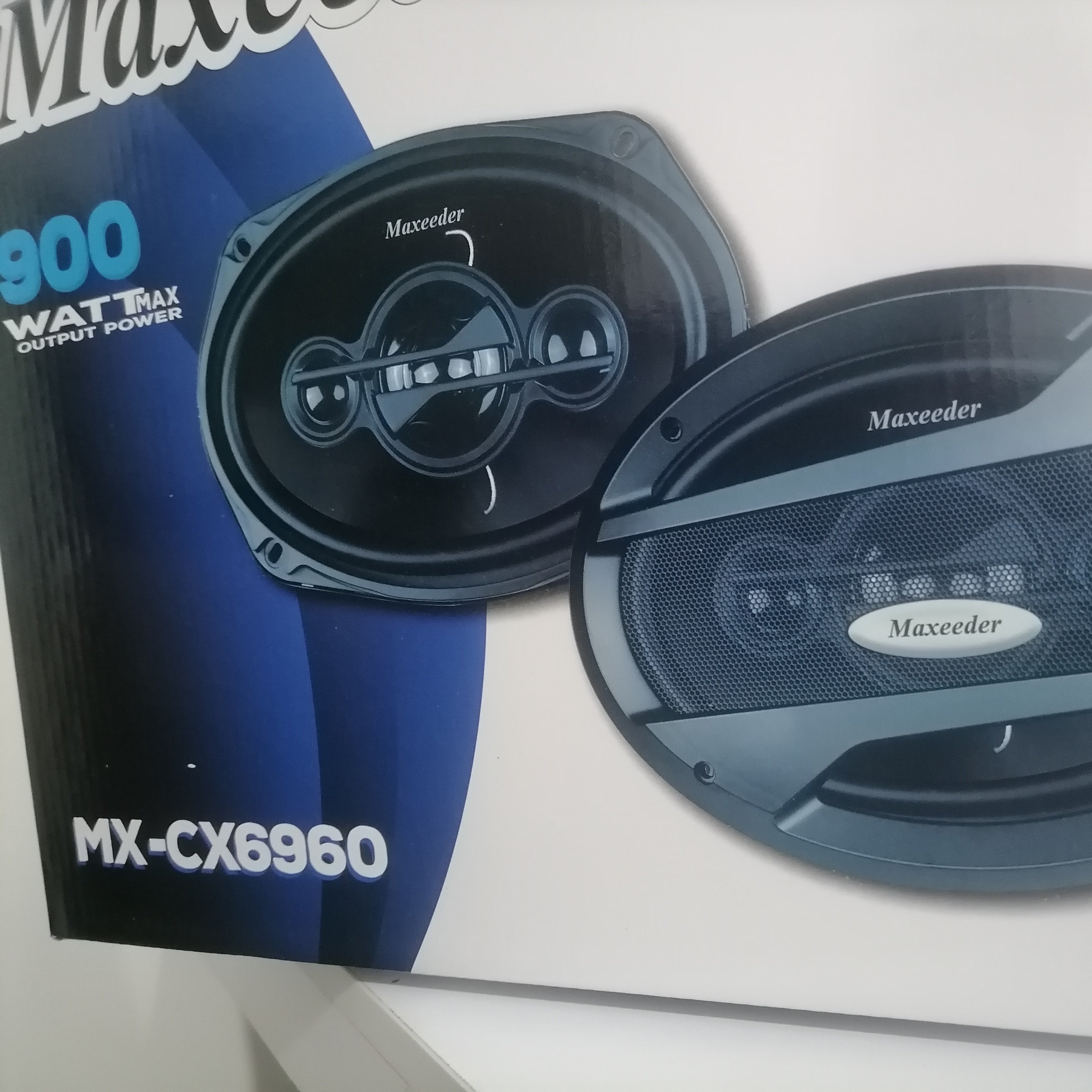 بلندگو 900 وات بیضی خربزه ای پک دو عددی اسپرت ماشین بیس عالی بلندگو هدیه روز مرد تولد شوهر کادو کادویی سوپرایز