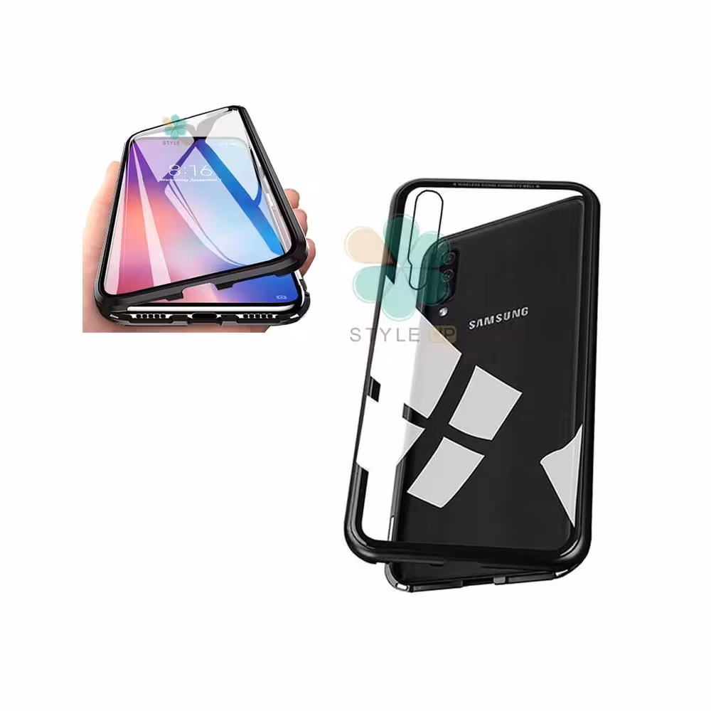محافظ 360 درجه شیشه ای مگنتی گوشی سامسونگ Galaxy A30s / A50s