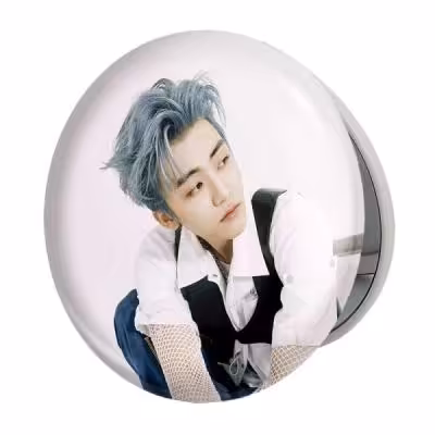 آینه جیبی خندالو طرح ناجه مین گروه NCT مدل تاشو کد 12204