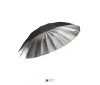 چتر 180 سانت داخل نقره ای Reflector black &amp; silver umbrella 180cm