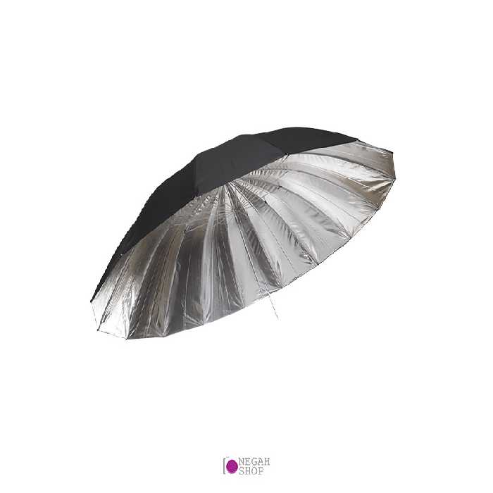 چتر 180 سانت داخل نقره ای Reflector black &amp; silver umbrella 180cm