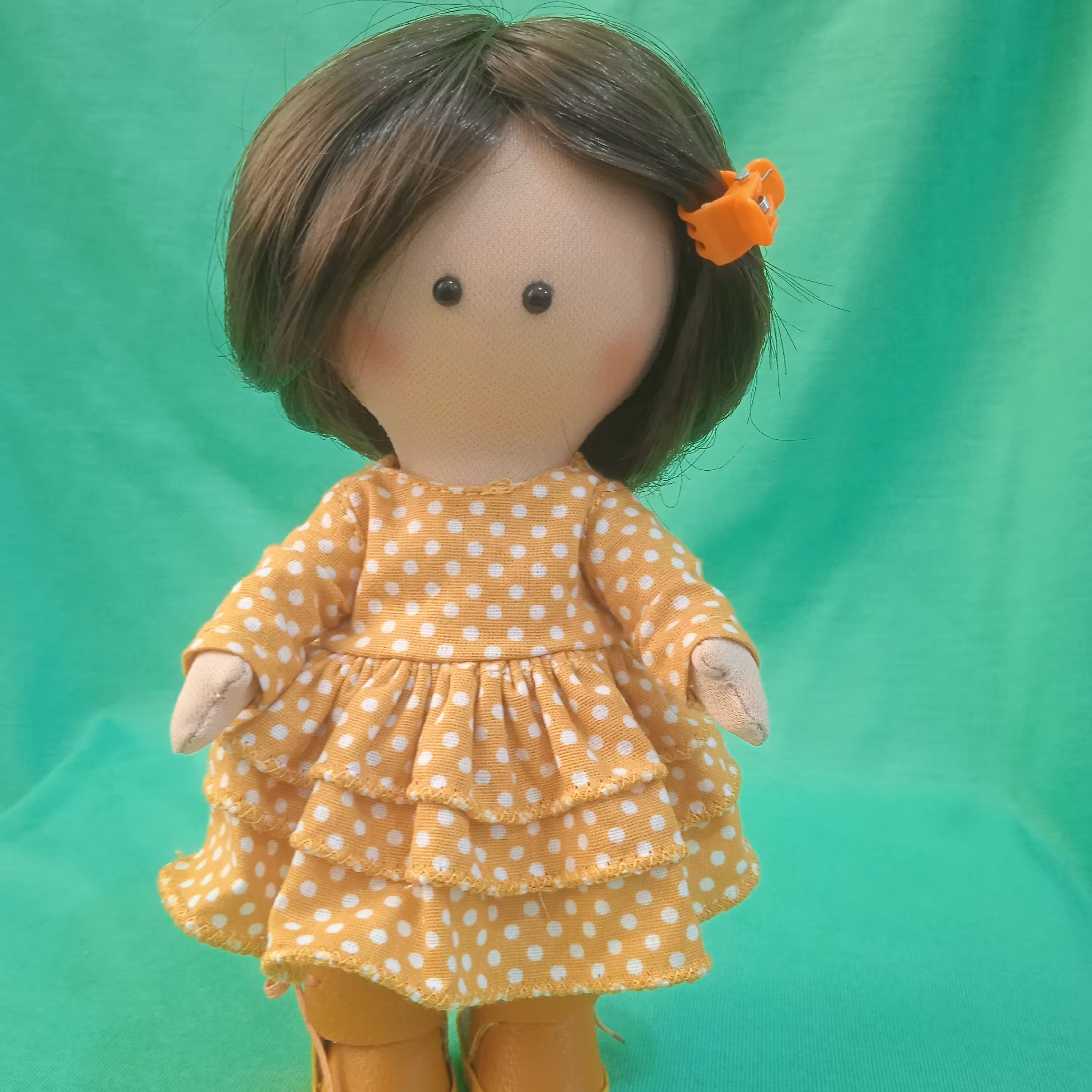 عروسک دست ساز روسی طرح بهار 17 سانتیمتر