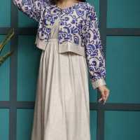 ست دو تیکه  مدل سامون طرح لنین