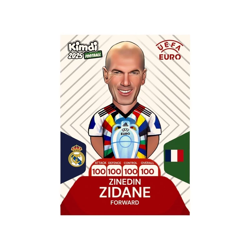 اسباب بازی شانسی کیمدی مدل پرمیوم یورو زیدان کد euro 100