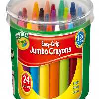 پاستل جامبو 24 رنگ کودک crayola کد 0784