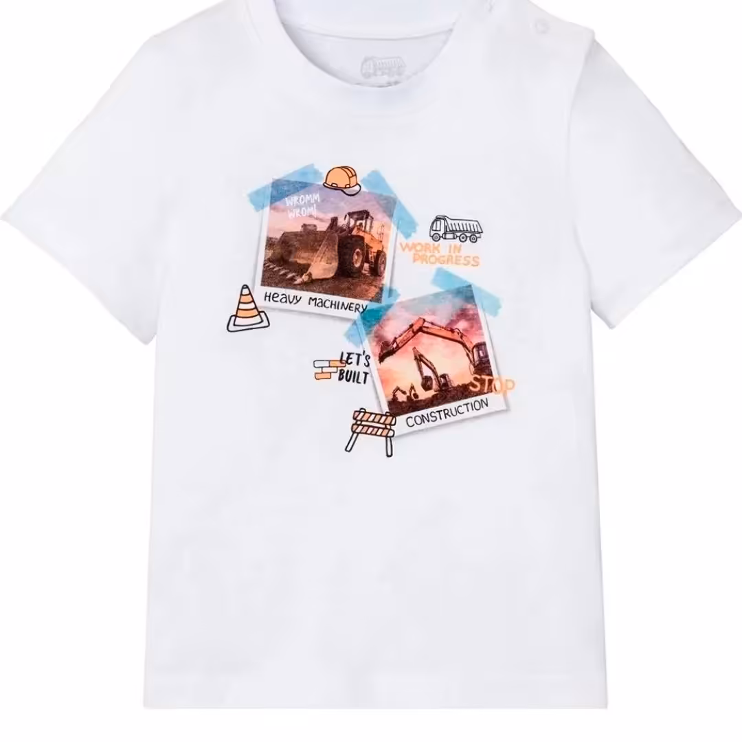 تیشرت نخ پنبه پسرانه لوپیلو 1 تا 2 سال 