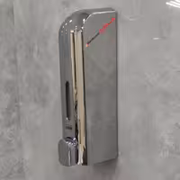 جامایع دیواری حباب مدل شقایق رنگ کروم 