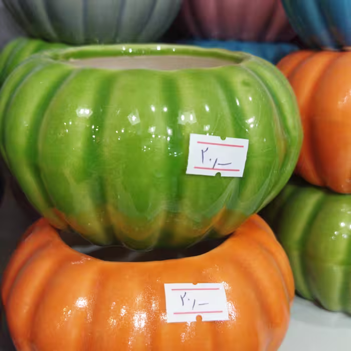 گلدان طرح هندوانه