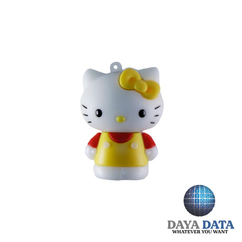 فلش مموری فانتزی دایا دیتا کیتی مدلPC1032-49 ظرفیت128GB-USB2 رنگ زرد