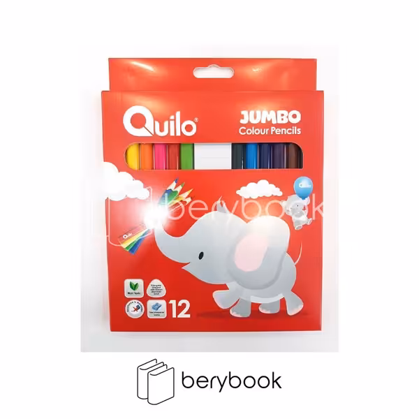 Quilo / کوییلو / مداد رنگی سه گوش / 12 رنگ جانبو / جعبه مقوایی / 644530
