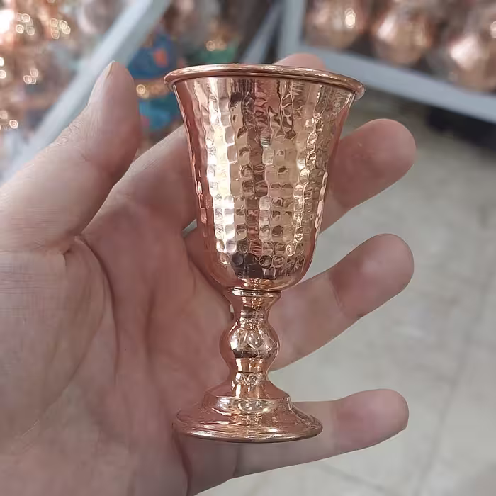 شات شربتخوری مسی داخل قلع شده و رنگ ثابت