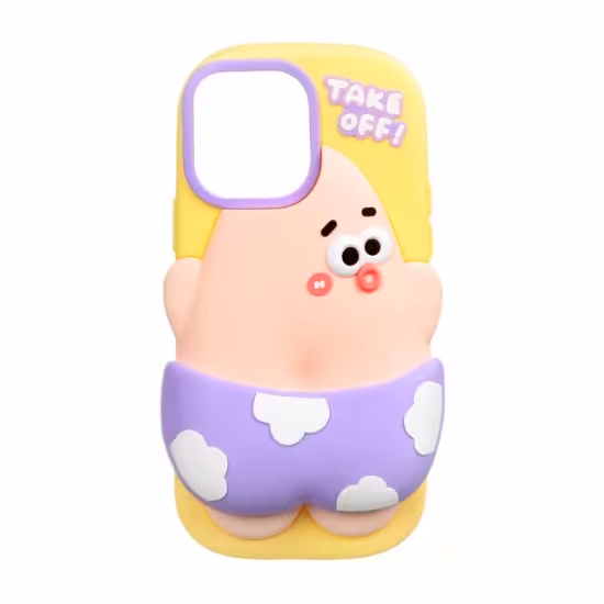 قاب گوشی سیلیکونی عروسکی Take Off برای iPhone 13 /14