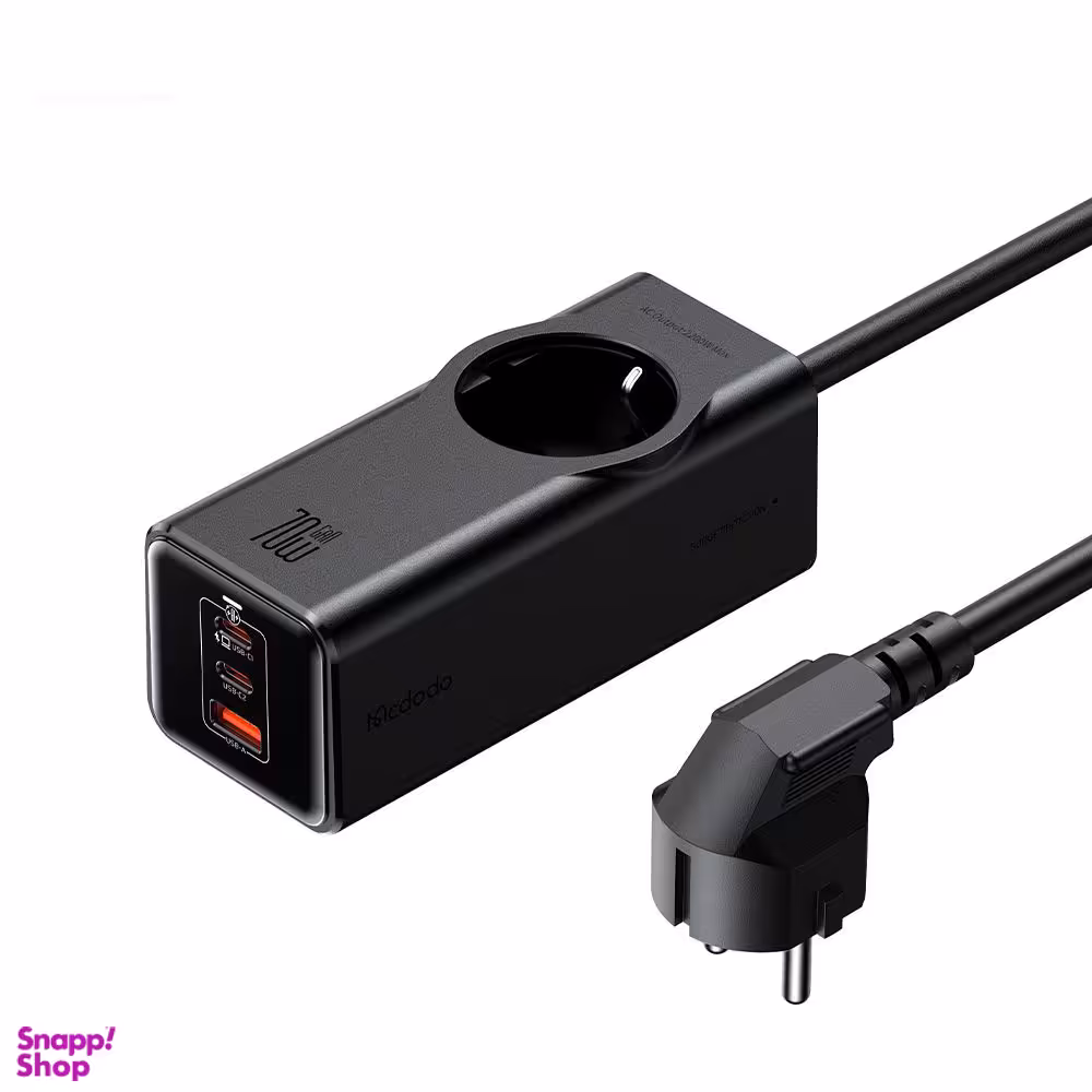 شارژر دیواری USB و محافظ برق مک دودو مدل CH-462