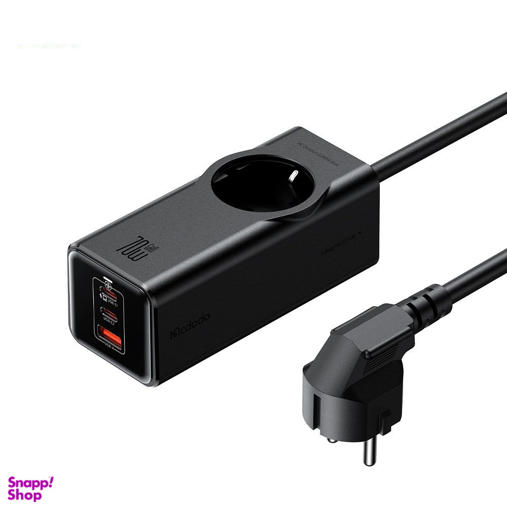 شارژر دیواری USB و محافظ برق مک دودو مدل CH-462