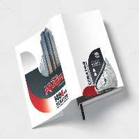 طرح جلد سررسید مشاور املاک | گرافیک با طعم تربچه