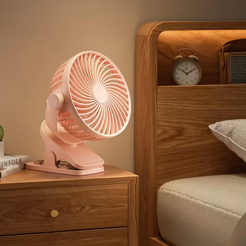 مینی پنکه رومیزی و گیره دار مدل شارژی