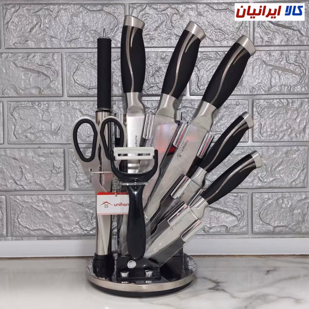سرویس چاقوی آشپزخانه یونی هوم (9 پارچه)