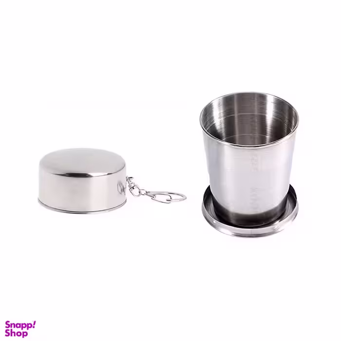 لیوان استیل مدل تاشو