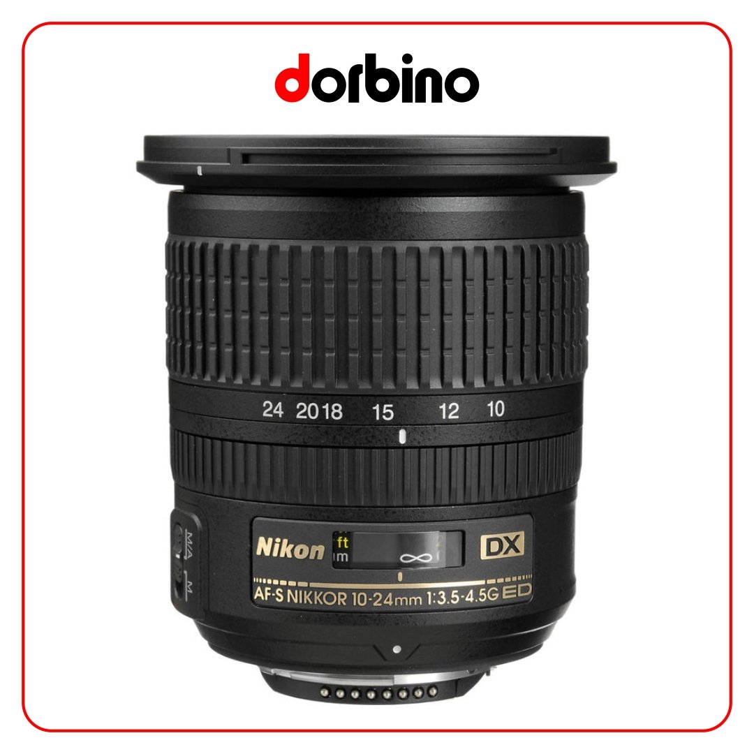 لنز نیکون Nikon AF-S DX NIKKOR 10-24mm f/3.5-4.5G ED Lens - فروشگاه دوربین دوربینو