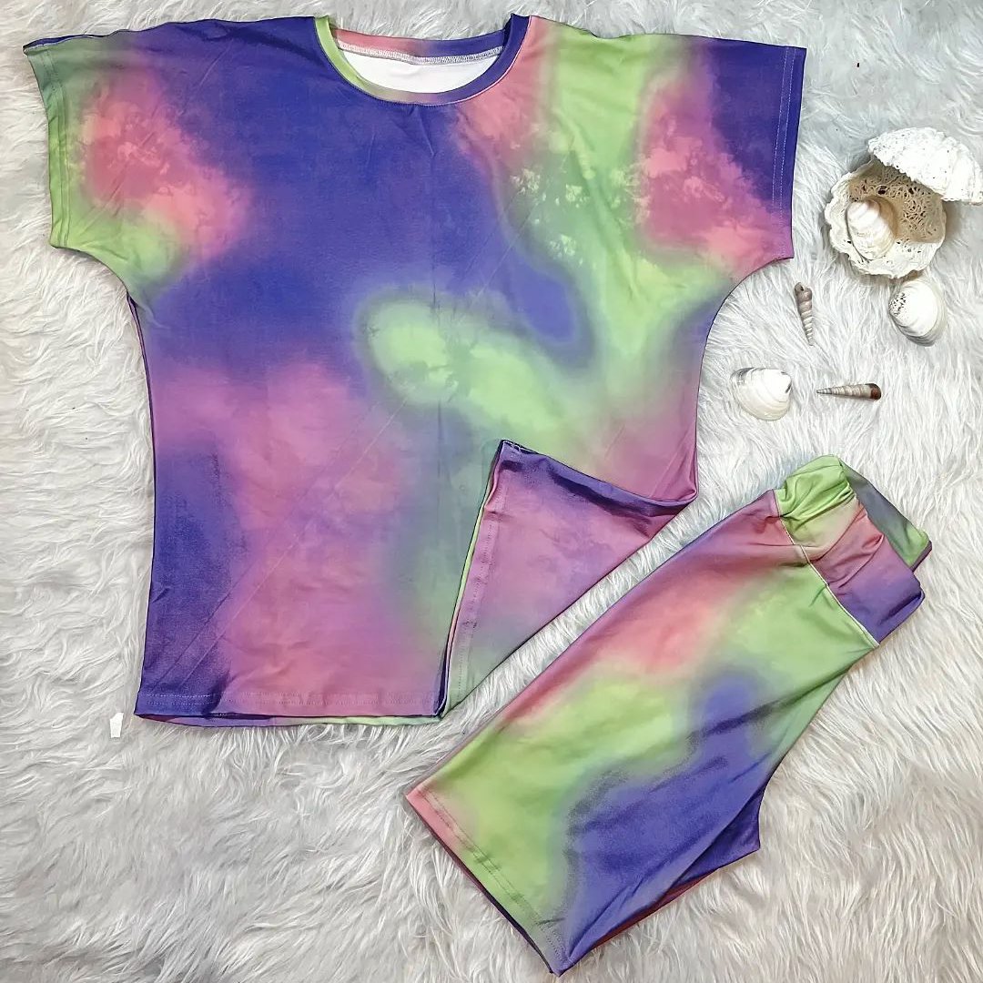 ست دوتیکه تیشرت شورتک