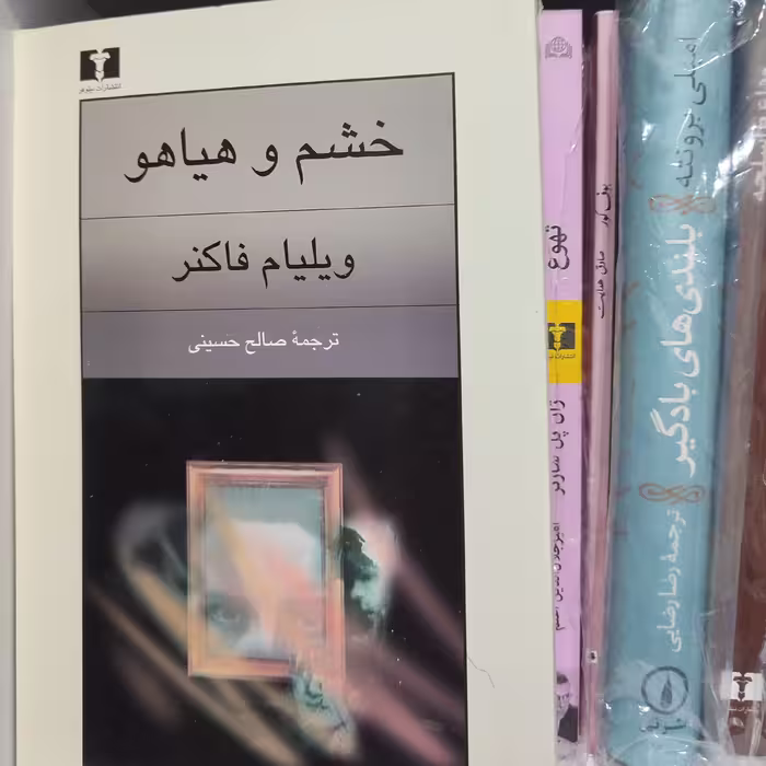 رمان خشم و هیاهو اثر ویلیام فاکنر نشر نیلوفر