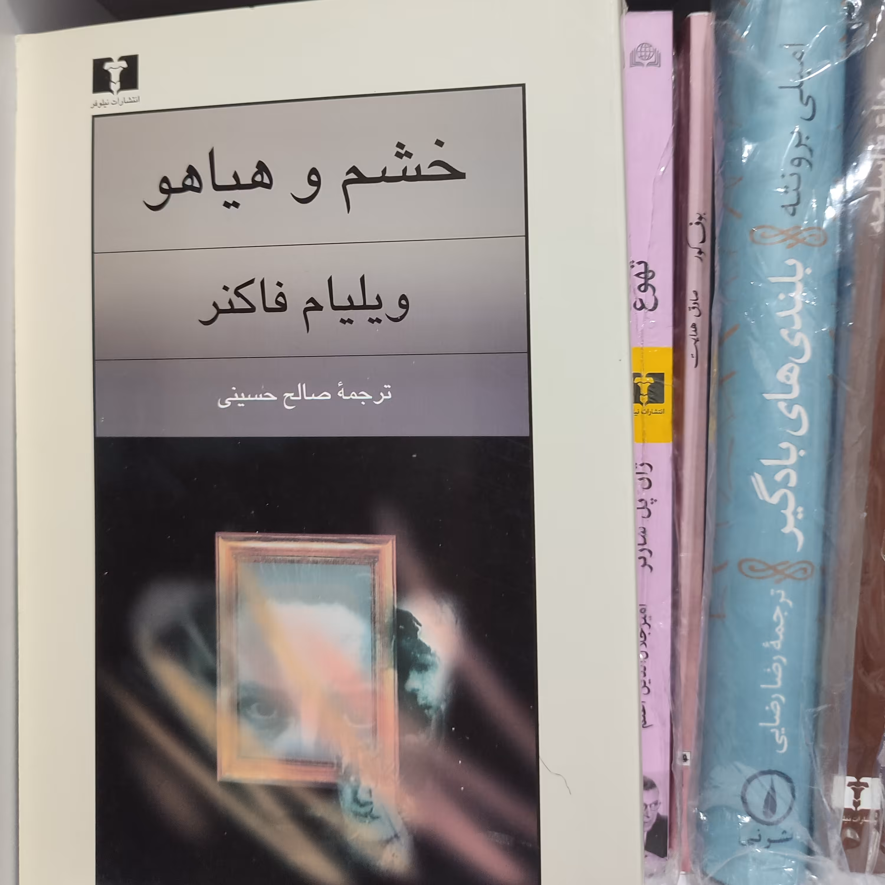 رمان خشم و هیاهو اثر ویلیام فاکنر نشر نیلوفر