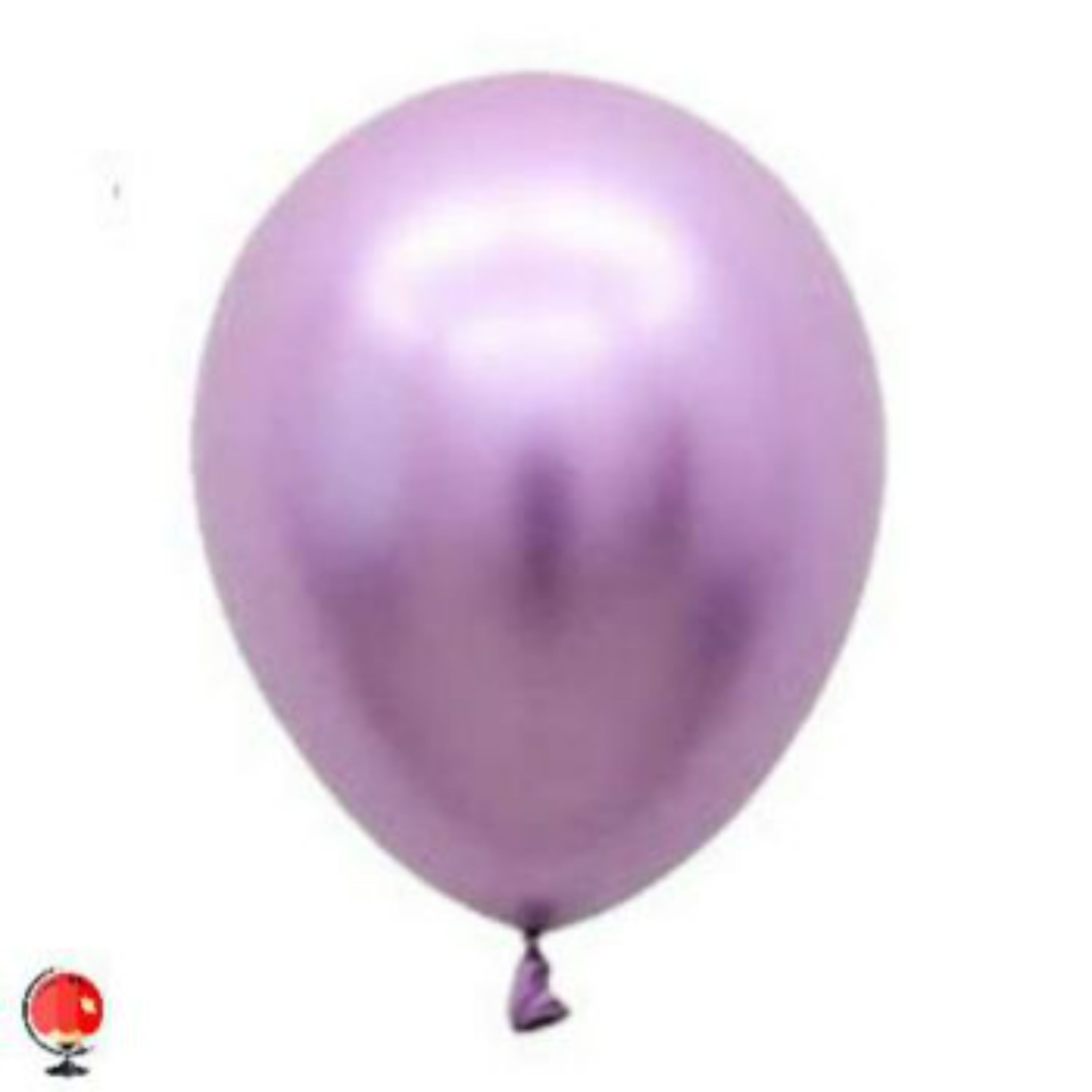بادکنک کروم یاسی 12 اینچ