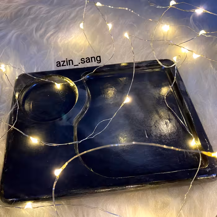 زیر لیوانی مربع  جنس سنگ مصنوعی